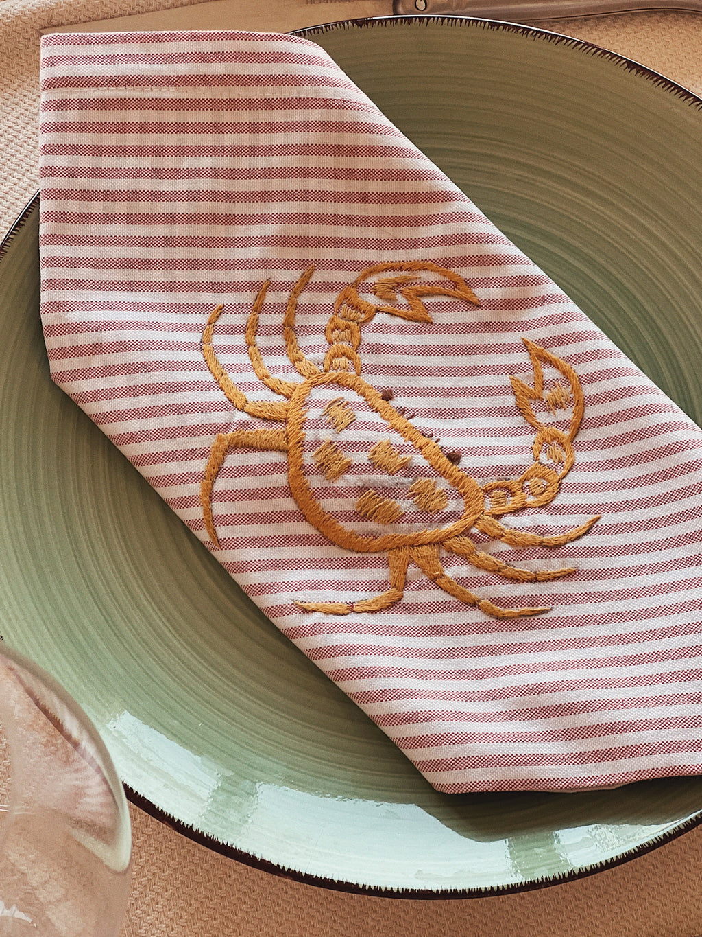 Shellfish napkin