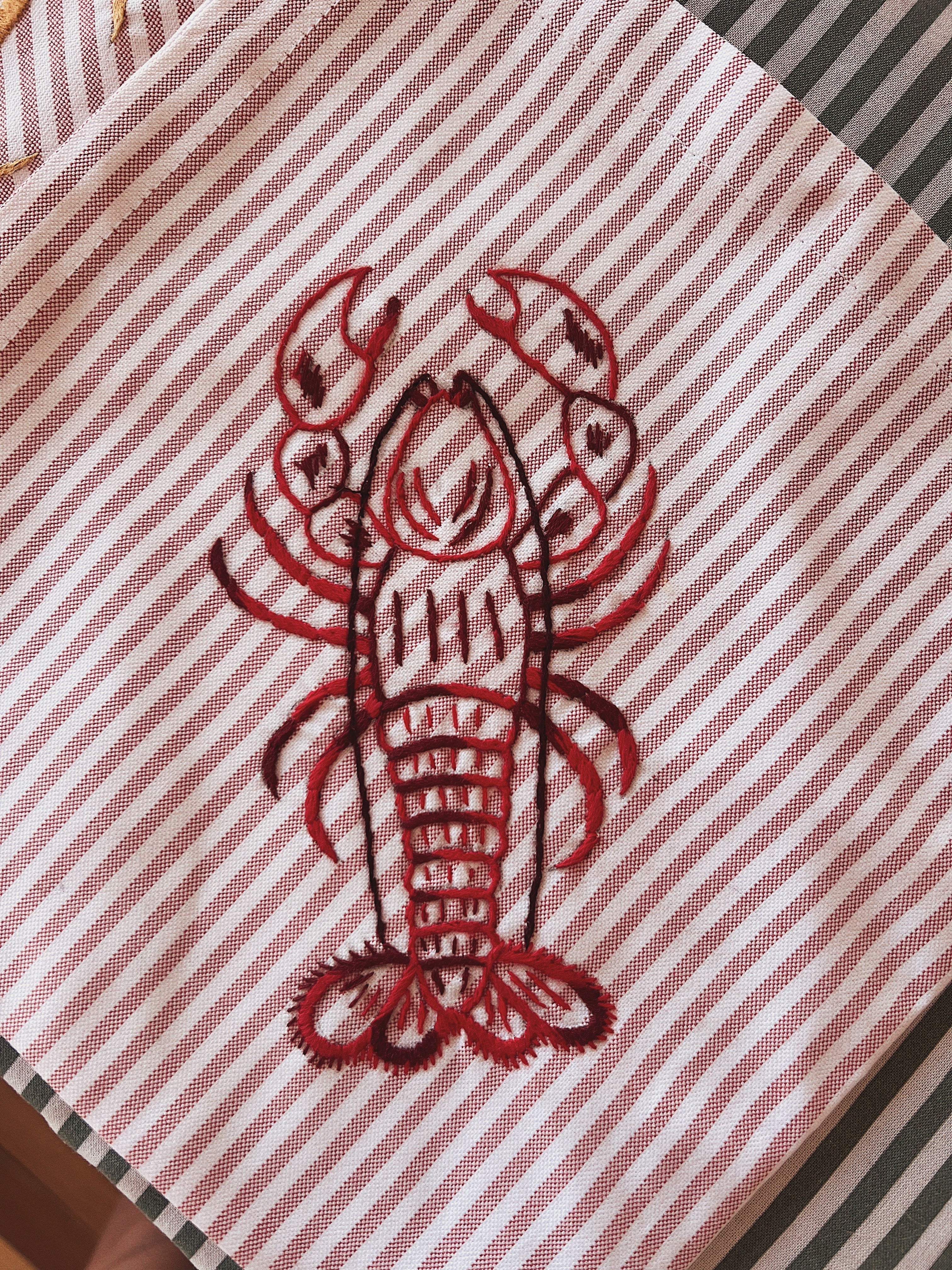 Shellfish napkin