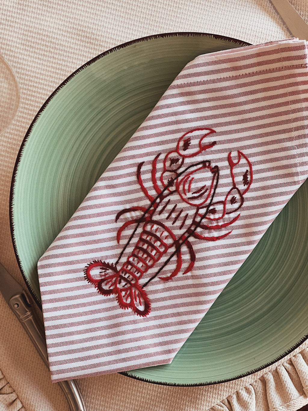 Shellfish napkin