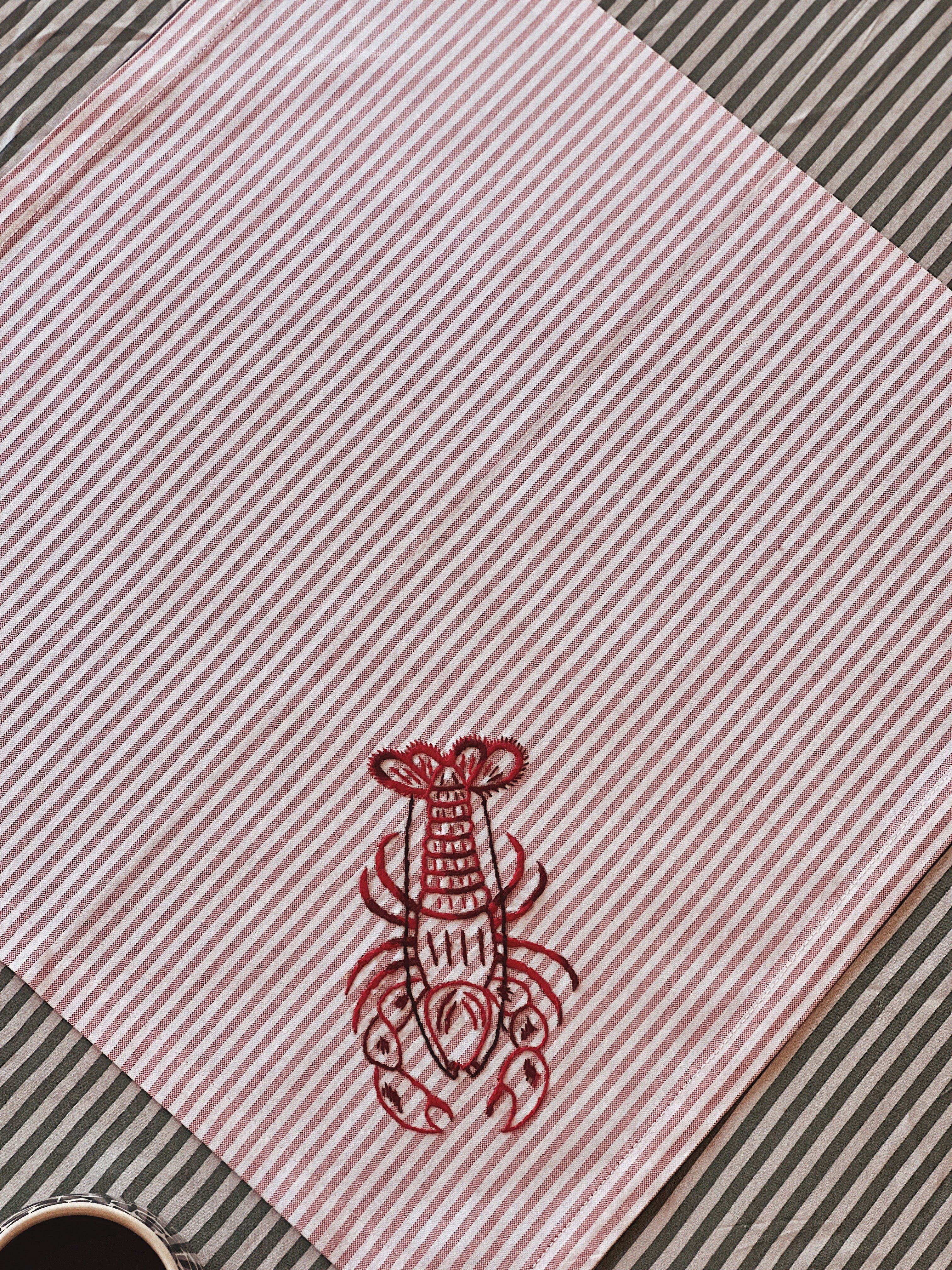 Shellfish napkin