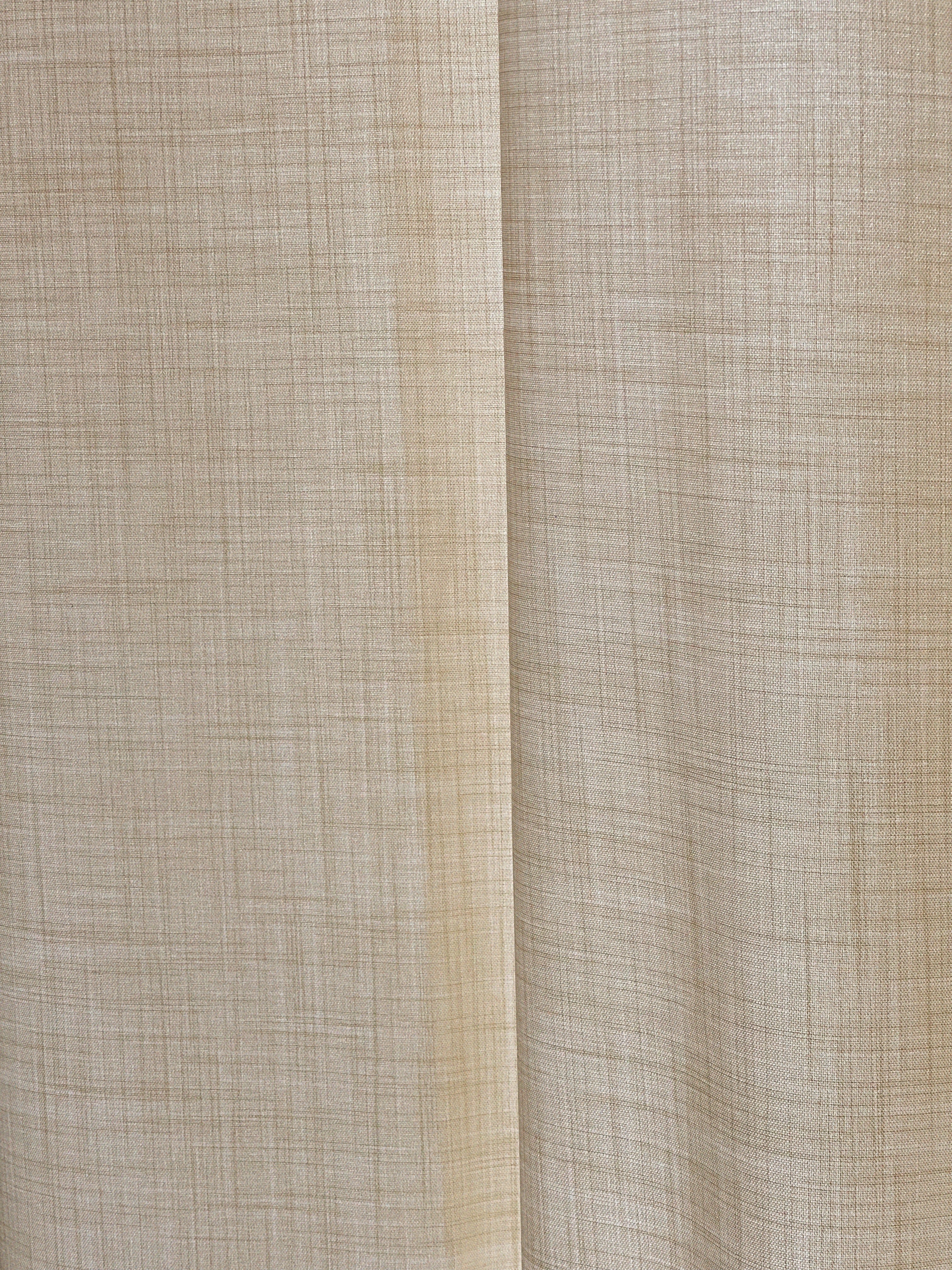 Cream curtains